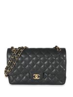 CHANEL Pre-Owned sac porté épaule Jumbo Double Flap - Noir