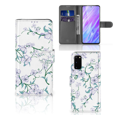 Samsung Galaxy S20 Uniek Hoesje Blossom White Samsung Galaxy S20 Uniek Hoesje Blossom White