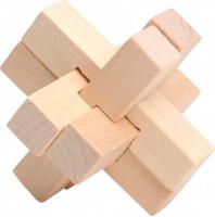 Lifetime Games denkpuzzel Mind Game 7 x 7 x 7 cm blank hout