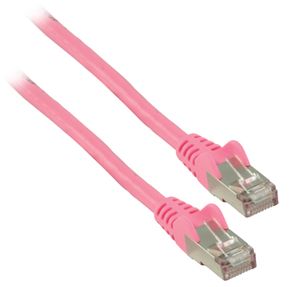 Valueline 0.25m Cat6 FTP netwerkkabel Roze 0,25 m