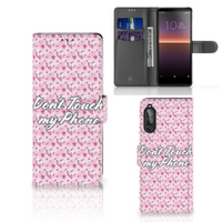 Sony Xperia 10 II Portemonnee Hoesje Flowers Pink DTMP