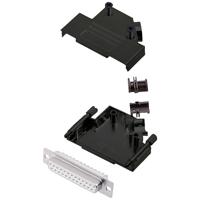 encitech D45ZK25-BK-DBS-W-K 6355-8103-13 D-sub female connectorset 45 ° Aantal polen: 25 Soldeerkelk 1 stuk(s)