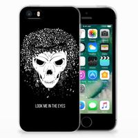 Silicone Back Case Apple iPhone SE | 5S Skull Hair