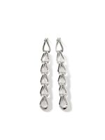 John Hardy boucles d'oreilles pendantes Surf Link - Argent - thumbnail