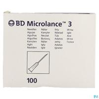 Bd Microlance Naald Hypoderm. 27g 1/2'' Ster 100