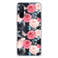 OnePlus Nord CE 5G TPU Case Butterfly Roses - thumbnail