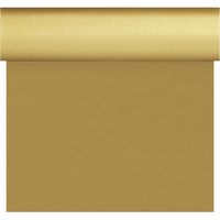 Goud thema versiering papieren tafelkleed/tafelloper/placemats op rol 40 x 480 cm bruiloft/trouwerij   - - thumbnail