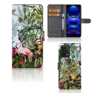 Telefoonhoesje met Pasjes voor Xiaomi Redmi Note 12 5G | Poco X5 Jungle