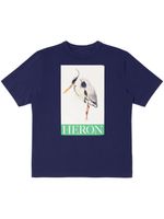 Heron Preston t-shirt en coton à imprimé photographique - Bleu