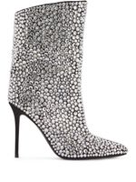 Giuseppe Zanotti bottines Merissa Sparkle 105 mm - Argent