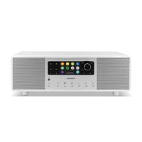 sonoro Primus Internetradio met Bluetooth (Spotify, Deezer, Podcasts, FM/FM, DAB Plus, WLAN, AUX-in, houten behuizing) stereo-installatie, wit