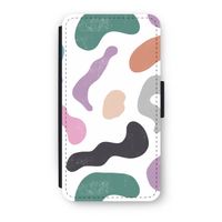 Memphis Shapes: iPhone XS Flip Hoesje