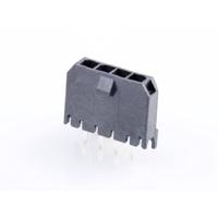 Molex 436500429 Male header, inbouw (standaard) Totaal aantal polen: 4 Rastermaat: 3 mm Inhoud: 1 stuk(s) Tray