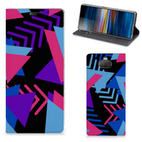 Sony Xperia 10 Plus Stand Case Funky Triangle - thumbnail