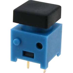 TRU COMPONENTS 703524 DS660S-S BK Druktoets 100 V 1 A 1x uit/(aan) Moment (l x b) 10 mm x 10 mm 1 stuk(s)