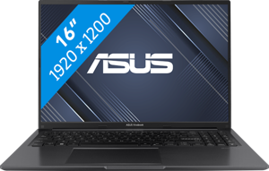 ASUS Vivobook 16 X1605ZA-MB925WS Intel® Core™ i5 i5-12500H Laptop 40,6 cm (16") WUXGA 16 GB DDR4-SDRAM 512 GB SSD Wi-Fi 6 (802.11ax) Windows 11 Home Zwart