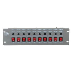 Showtec DJ-Switch 10, schuko uitgangen