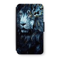 Darkness Lion: iPhone XS Flip Hoesje