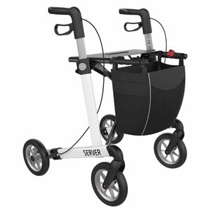 Lichtgewicht rollator Server Comfort met SOFT wielen (7 kg)