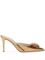 Gianvito Rossi mules Jaipur 85 mm - Or