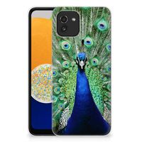 Samsung Galaxy A03 TPU Hoesje Pauw - thumbnail