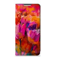 Bookcase Xiaomi Redmi Note 10/10T 5G | Poco M3 Pro Tulips - thumbnail