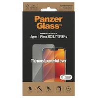 PanzerGlass Ultra-Wide Fit iPhone 13/13 Pro/14 Screenprotector - Zwart - thumbnail