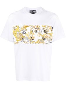 Versace Jeans Couture t-shirt à imprimé baroque - Blanc