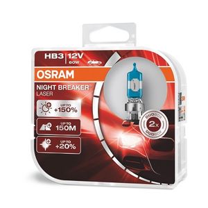 NIGHT BREAKERÂ® LASER next generation OSRAM, Spanning (Volt)12V, u.a. fÃ¼r Land Rover, Toyota, Honda, Chrysler, Alfa Romeo, Jaguar, Hyundai, Ford, Dodge