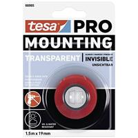 tesa Mounting PRO 66965-000-00 montageband, transparant, 1,5 m x 19 mm, 1 stuk