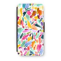 Watercolor Brushstrokes: iPhone 7 Flip Hoesje - thumbnail