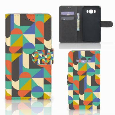 Samsung Galaxy J7 2016 Telefoon Hoesje Funky Retro Samsung Galaxy J7 2016 Telefoon Hoesje Funky Retro