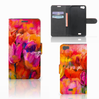 Hoesje Wiko Lenny Tulips