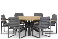 Santika Soray/Rockville 160 cm dining tuinset 7-delig