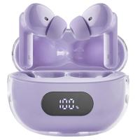 Intenso Buds Plus TWS True Wireless koptelefoon T313AE met Active Noise Cancelling, ENC, Bluetooth en tot 25 uur muziekweergave, lila