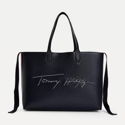 Tommy Hilfiger shopper donkerblauw