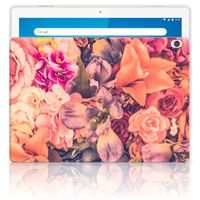 Lenovo Tab M10 Siliconen Hoesje Bosje Bloemen