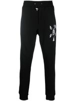 Philipp Plein pantalon de jogging Hexagon fuselé - Noir