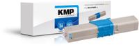 KMP Toner vervangt OKI 44973535 Compatibel Cyaan 1500 bladzijden O-T37 3341,0003
