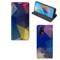 OPPO A74 4G Stand Case Polygon Dark