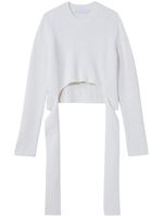 Proenza Schouler White Label pull en maille nervurée - Blanc - thumbnail