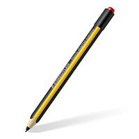 Staedtler Noris Digitale Jumbo 180J 22. EMR Stylus met Zachte Digitale Gum, Stylus voor Digitaal Schrijven en Tekenen Op EMR-Touchscreens, 4.096 Drukniveaus, Fijn 0.7 mm Punt, Zwart/Geel, 1 Stuk