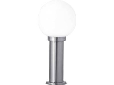 LeuchtenDirekt 19014-55 Tano Staande buitenlamp Halogeen E27 60 W Staal, Wit