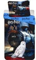 Harry Potter Dekbedovertrek Stoomlocomotief - 140 x 200 cm - 70 x 90 cm - thumbnail