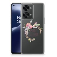 OnePlus Nord 2T Telefoonhoesje met Naam Boho Text