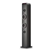 NGS Sky Charm Pro Soundturm, 50 W, Bluetooth 5.4, optisch, USB, AUX-IN, FM-radio, broadcasting-functie, karaoke-microfooningang, afstandsbediening, zwart