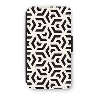 Crazy pattern: iPhone XS Flip Hoesje - thumbnail