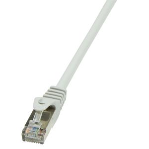 LogiLink CP2082S RJ45 Netwerkkabel, patchkabel CAT 6 F/UTP 7.50 m Grijs Snagless 1 stuk(s)