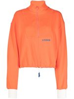 STAUD sweat à logo brodé - Orange