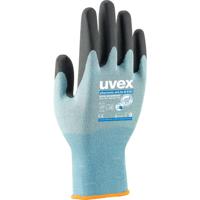 Uvex 6007810 beschermende handschoen Werkplaatshandschoenen Zwart, Blauw Koolstof, Elastaan, Polyamide - thumbnail